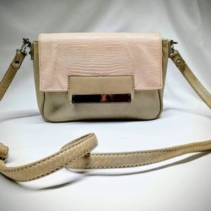 Lizzie Embossed Leather Crossbody Purse